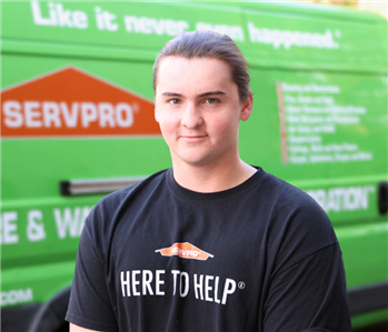 Brayden Rankin, team member at SERVPRO of Georgetown and Horry Counties